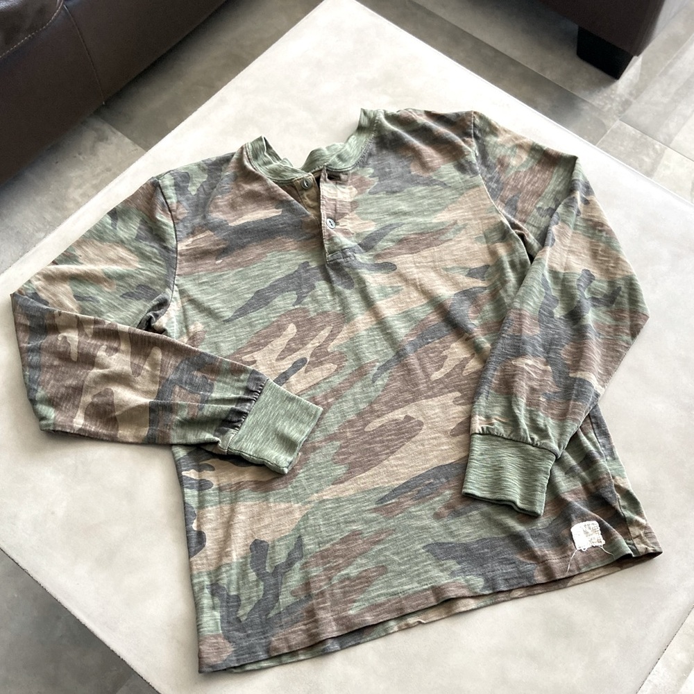 Ralph Lauren Camouflage Long Sleeve Shirt S